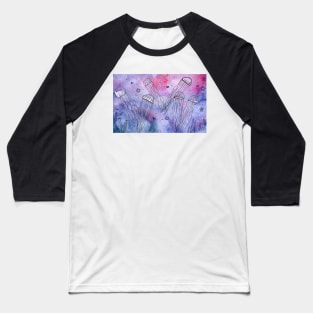 Whimsical Jellyfish Baseball T-Shirt